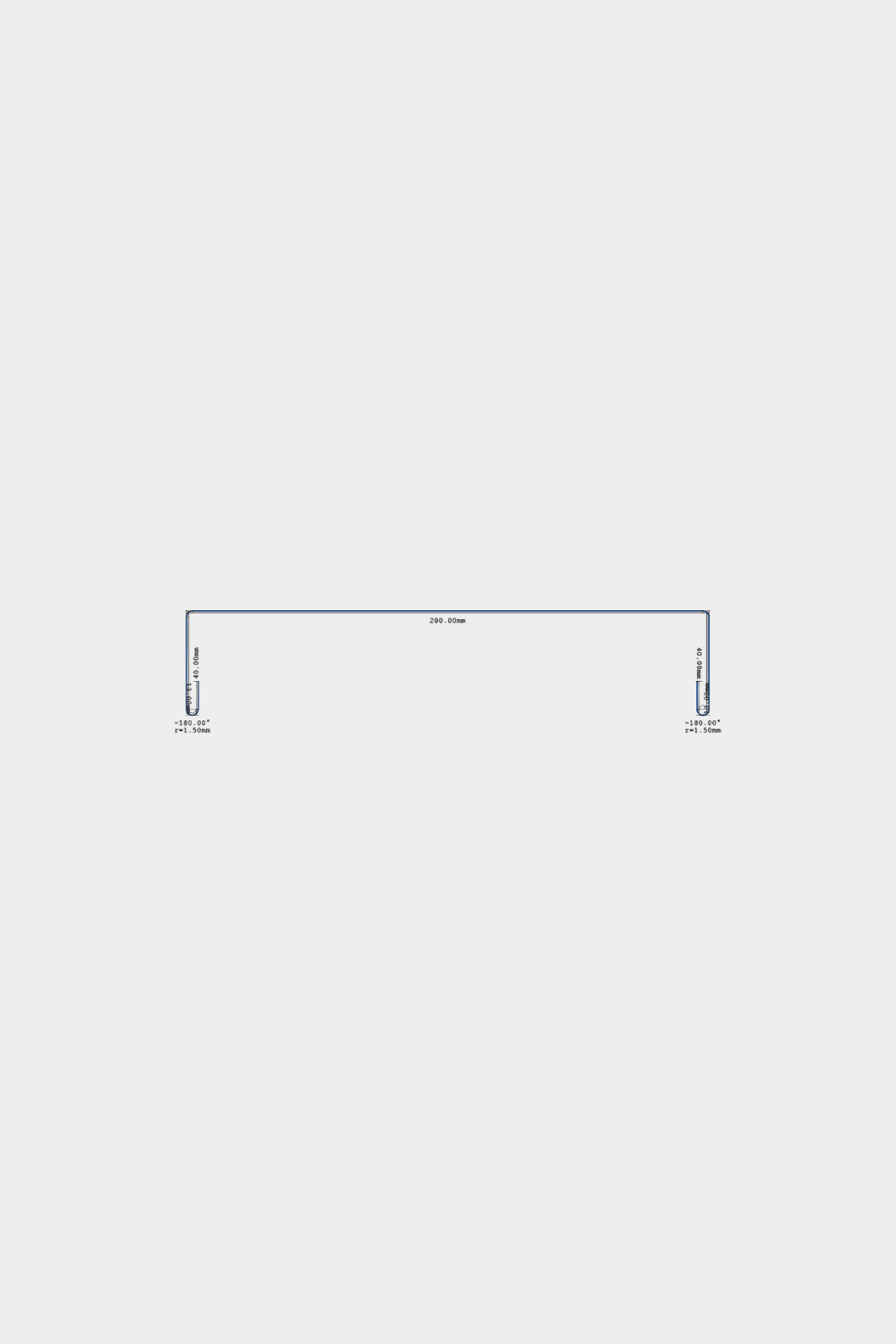Schéma du couvre-mur pour parois en panneaux de façade WoodUpp Aluwood (240 x 20 cm), avec indication de l’étiquette 6000, des flèches de force 2371,35 et du profilé en aluminium thermolaqué.